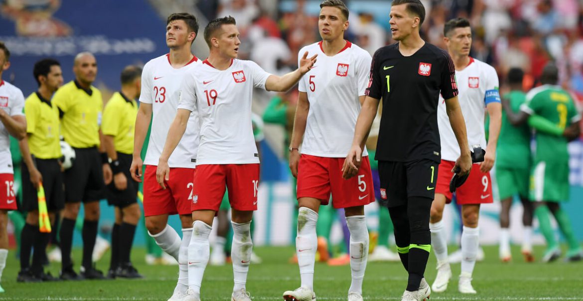 Polacy na meczu Polska - Kolumbia, na MŚ 2018